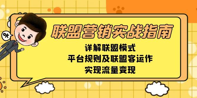 联盟营销实战指南，详解联盟模式、平台规则及联盟客运作，实现流量变现-云创智库