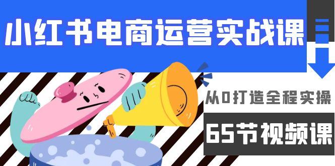 (9724期)小红书电商运营实战课，从0打造全程实操(65节视频课)-云创智库