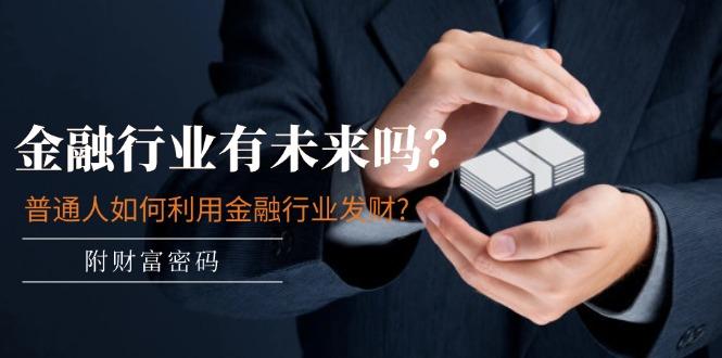 某付费文章：金融行业有未来吗？普通人如何利用金融行业发财?(附财富密码-云创智库