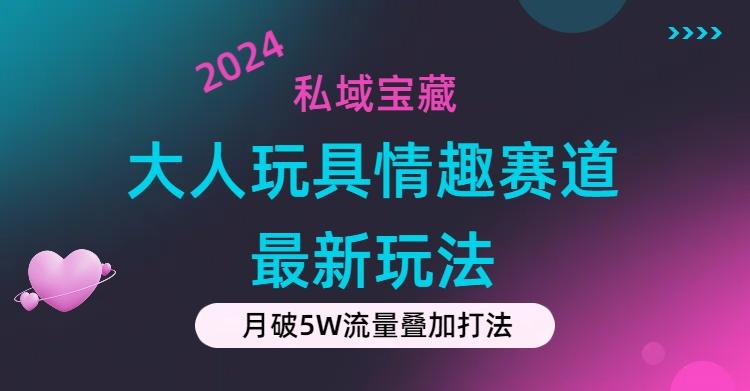 私域宝藏：大人玩具情趣赛道合规新玩法，零投入，私域超高流量成单率高-云创智库