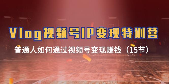 Vlog 视频号IP变现特训营，普通人如何通过视频号变现赚钱(15节-云创智库