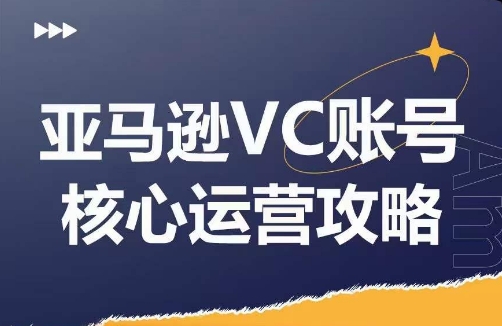亚马逊VC账号核心玩法解析，实战经验拆解产品模块运营技巧，提升店铺GMV，有效提升运营利润-云创智库