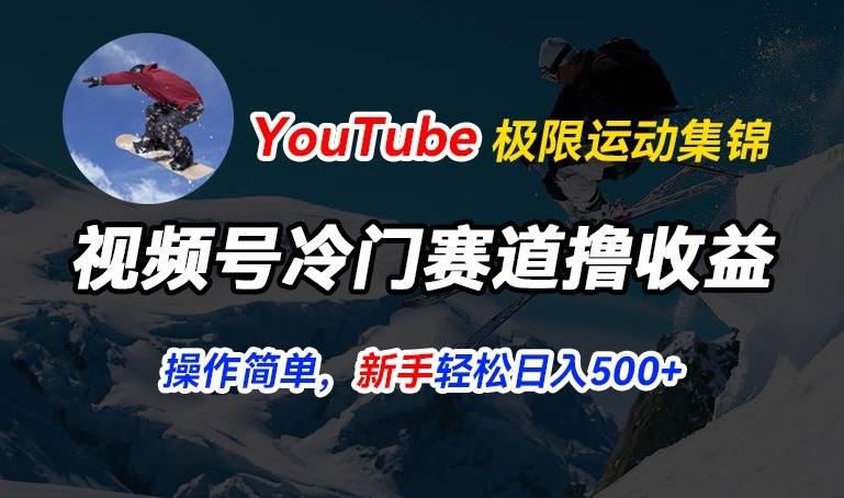 视频号冷门赛道撸收益，YouTube搬运极限运动集锦，暴力起号，操作简单流量高，轻松日入5张【揭秘】-云创智库
