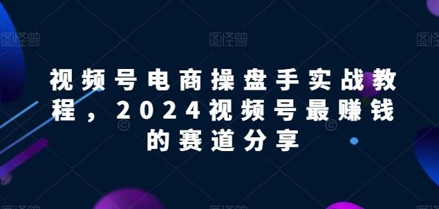 视频号电商实战教程，2024视频号最赚钱的赛道分享-云创智库