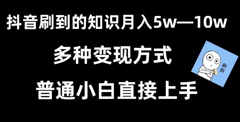 抖音刷到的知识，每天只需2小时，日入2000+，暴力变现，普通小白直接上手【揭秘】-云创智库