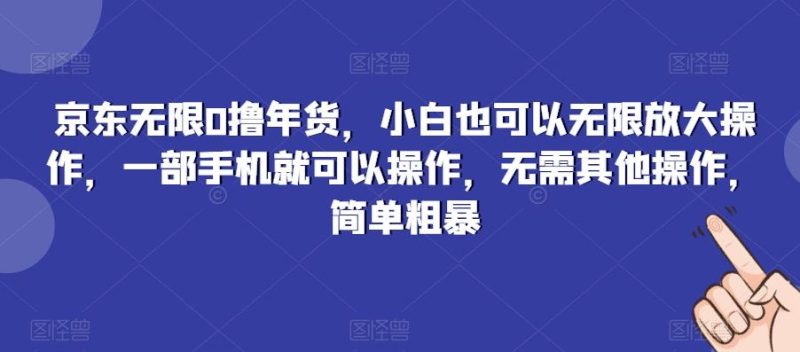 京东无限0撸年货，小白也可以无限放大操作，一部手机就可以操作，无需其他操作，简单粗暴-云创智库