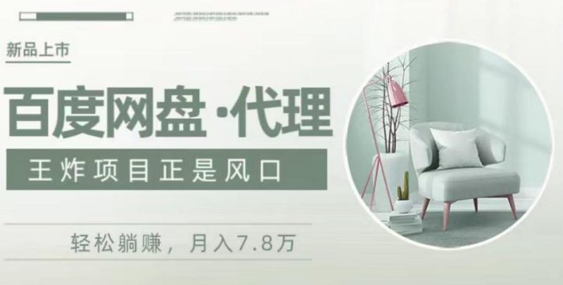 度盘代理，月入7w保姆级全方位教程-云创智库
