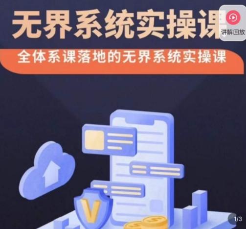 老衲·无界系统实操课，全体系落地无界改版后选择、出价、高投产做付费引流-云创智库