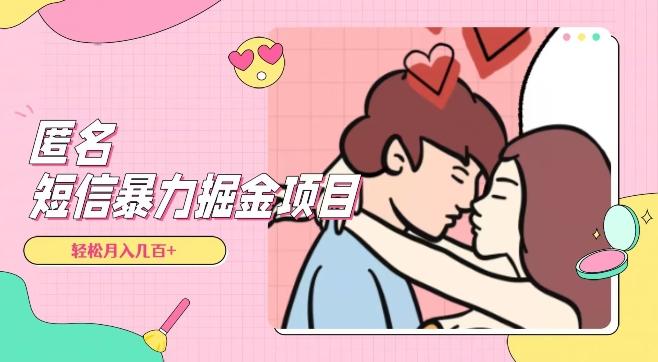 全网首发，揭秘超冷门匿名短信项目，通过信息差日入几百+【揭秘】-云创智库