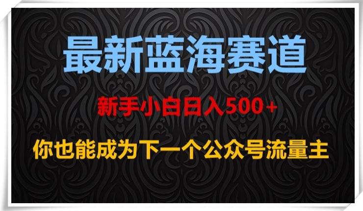 最新蓝海赛道，新手小白日入500+，你也能成为下一个公众号流量主【揭秘】-云创智库