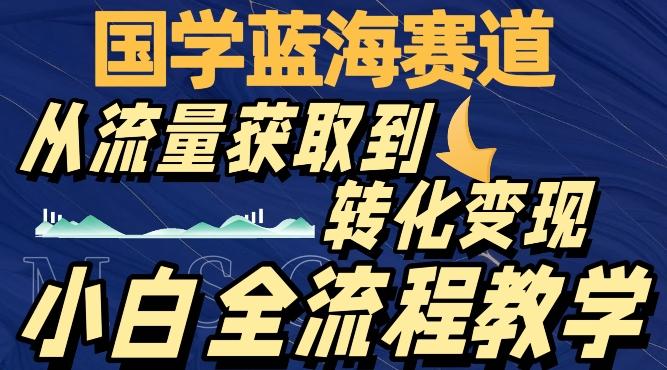 国学蓝海赛道，从流量获取，到转化变现，全流程教学-云创智库