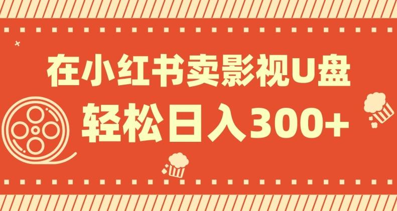 在小红书上卖影视U盘，轻松日入300+，操作简单，小白可轻松上手-云创智库