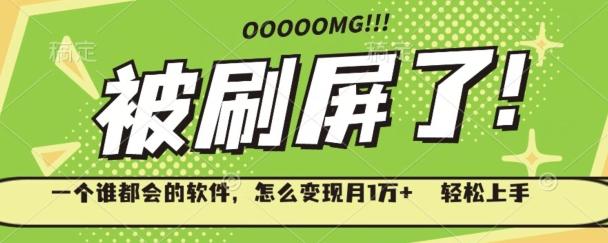 一个谁都会的软件，怎么变现月1万+轻松上手-云创智库