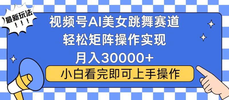 视频号蓝海赛道玩法，当天起号，拉爆流量收益，小白也能轻松月入30000+-云创智库
