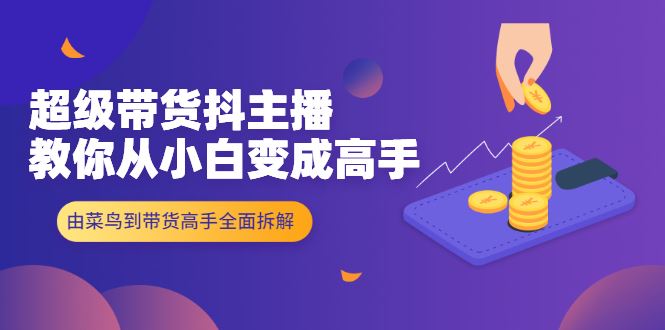 （1981期）超级带货抖主播教你从小白变成高手，由菜鸟到带货高手全面拆解！-云创智库