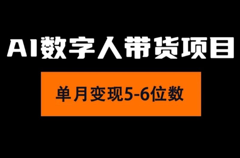 （11751期）2024年Ai数字人带货，小白就可以轻松上手，真正实现月入过万的项目-云创智库