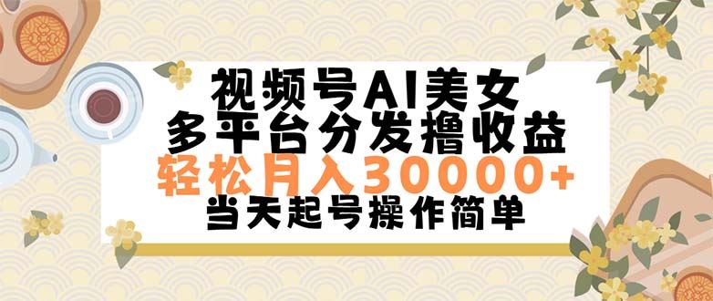 （11684期）视频号AI美女，轻松月入30000+,操作简单轻松上手-云创智库