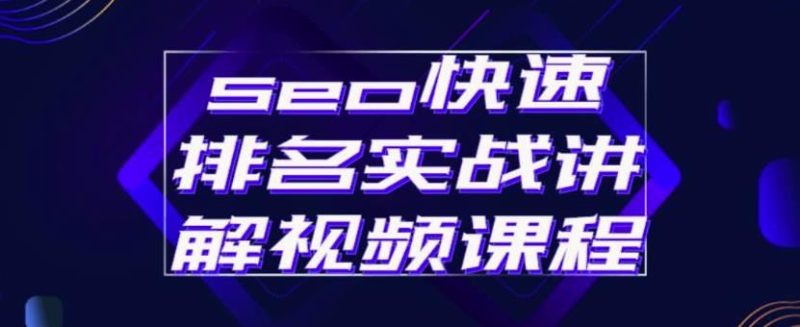（2412期）seo快速排名实战讲解视频课程，揭秘seo快排原理-云创智库