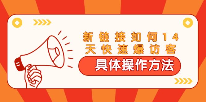 （1669期）进阶战术课：新链接如何14天快速爆访客：具体操作方法（视频教程）-云创智库