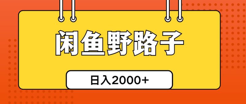 （10679期）闲鱼野路子引流创业粉，日引50+单日变现四位数-云创智库