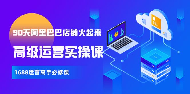（3708期）【90天阿里巴巴店铺火起来】高级运营实操课，1688运营高手必修课-云创智库