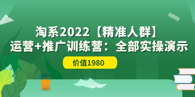 （3516期）淘系2022【精准人群】运营+推广训练营：全部实操演示-云创智库