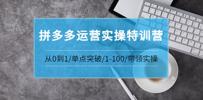 （3417期）青云:拼多多运营实操特训营：从0到1/单点突破/1-100/带领实操-云创智库