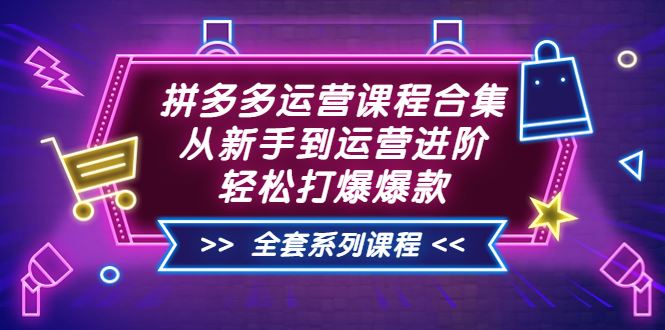 （3415期）拼多多运营课程合集：从新手到运营进阶，轻松打爆爆款（全套系统课程）-云创智库
