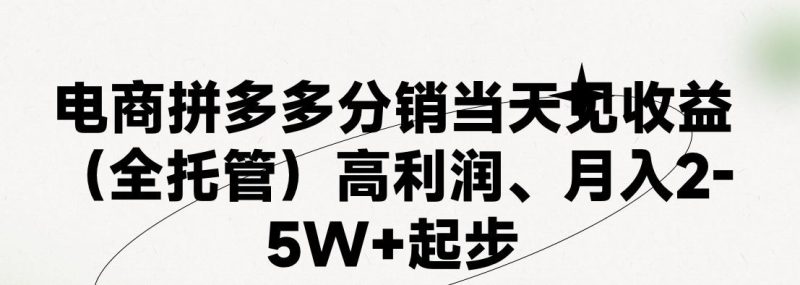 （11091期）最新拼多多模式日入4K+两天销量过百单，无学费、 老运营代操作、小白福…-云创智库