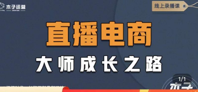 （4200期）直播电商高手成长之路：教你成为直播电商大师，玩转四大板块（25节）-云创智库