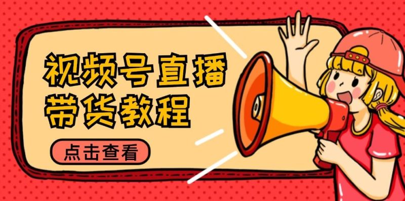 （12796期）视频号直播带货教程：选品思路与话术拆解/掌握多种带货套路/提升直播效果-云创智库