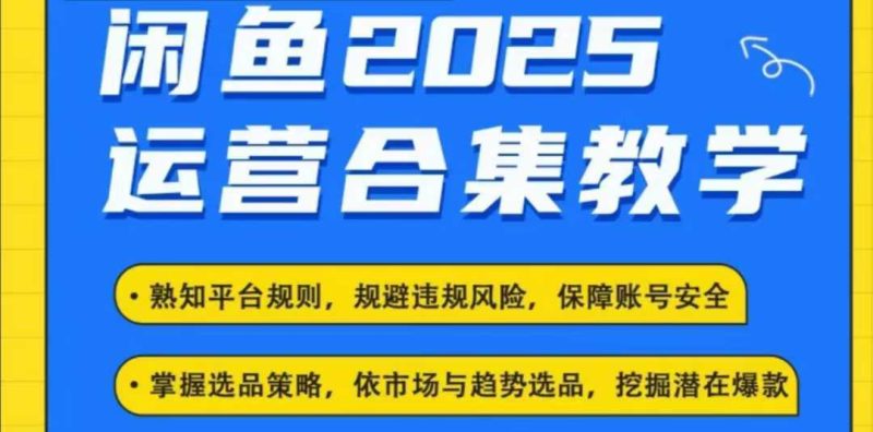 2025闲鱼电商运营全集，2025最新咸鱼玩法-云创智库