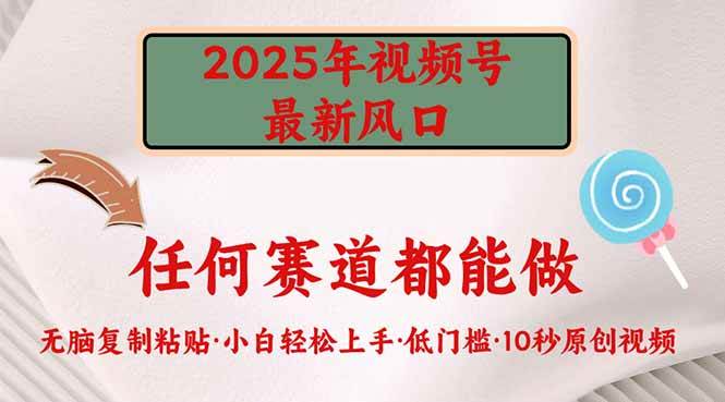 （14453期）2025年视频号新风口，低门槛只需要无脑执行-云创智库