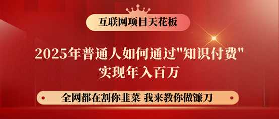 镰刀训练营超级IP合伙人，25年普通人如何通过“知识付费”年入百万！-云创智库