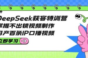 （14545期）Deepseek应用实操课：AI制作数字妈妈、写真、短视频，辅导作业，PPT制作等-云创智库