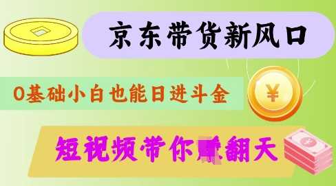 最新京东短视频带货代运营秘籍，轻松躺挣【揭秘】-云创智库