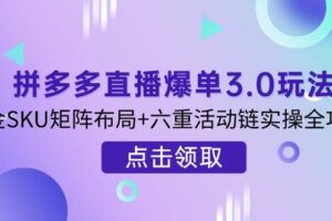 （14190期）淘系运营攻略(更新25年3月) 从店铺搭建到爆款打造，快速掌握淘系运营-云创智库