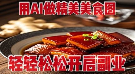 用AI做精美美食图，无需专业设备拍摄，轻轻松松开启副业-云创智库