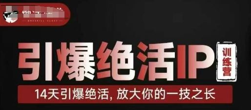 引爆绝活IP训练营，14天引爆绝活，放大你的一技之长-云创智库