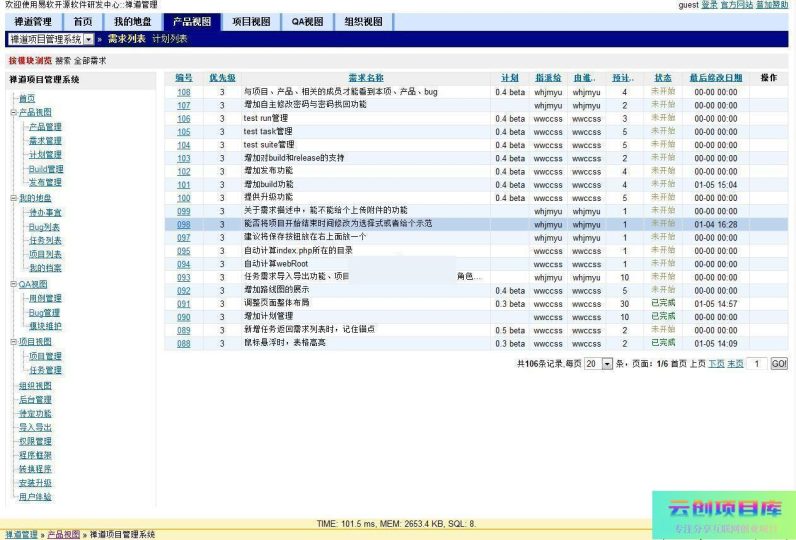 [PHP]禅道旗舰版源码包 v2.8-云创智库