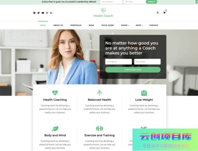 [PHP]wordpress花团养生专家blossom主题整站源码 v1.2-云创智库