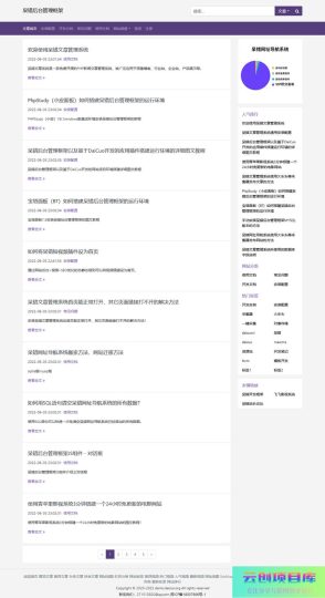 [PHP]呆错文章管理系统 v1.9.16-云创智库