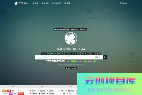 BYR-Navi一个时尚个性的网站技术导航源码-云创智库