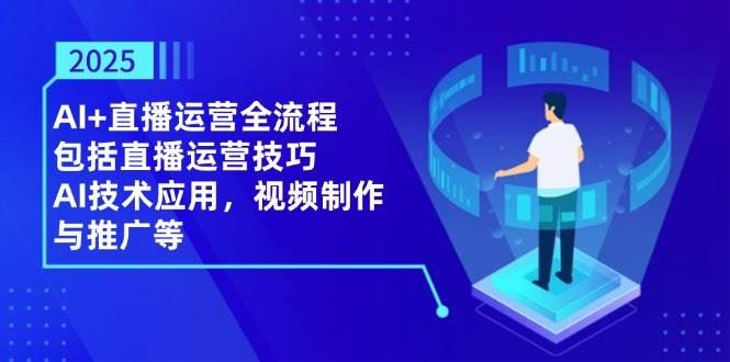 2025AI+直播运营全流程，包括直播运营技巧，AI技术应用，视频制作与推广等-云创智库