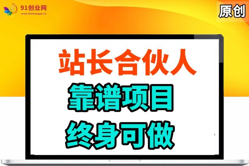（14633期）站长合伙人，入门级运营教程，靠谱项目，终身可做，超低成本创业，终身利润。-云创智库