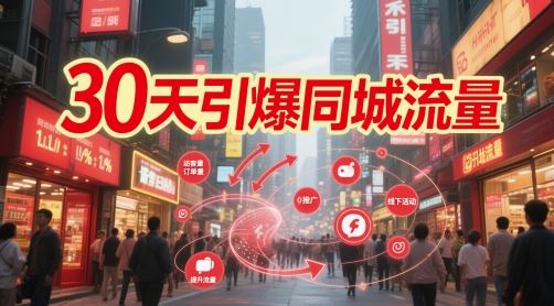 30天引爆同城流量：团购篇 认知篇 流量篇 来客篇 达人篇 老板人设IP篇 投流篇-云创智库