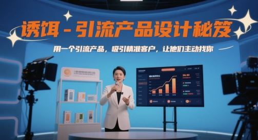 诱饵-引流产品设计秘笈，用一个引流产品，吸引精准客户，让他们主动找你-云创智库