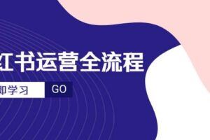 （14873期）小红书电商直播教程，从入门到进阶，打造爆单直播间，提升数据复盘能力-云创智库