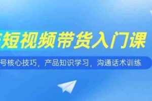 短视频带货全攻略，行业机会解析/账号精准定位/爆款内容创作/数据复盘优化-云创智库