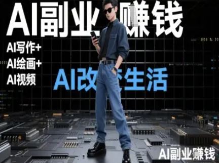 AI改变生活（Ai写作+AI绘画+Ai视频），AI副业挣钱-云创智库